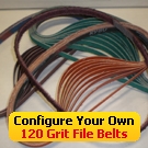 Configure Your Own 120 Grit File Belts